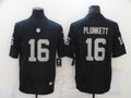 Men's Las Vegas Raiders Jim Plunkett #16 Black Game Jerseys